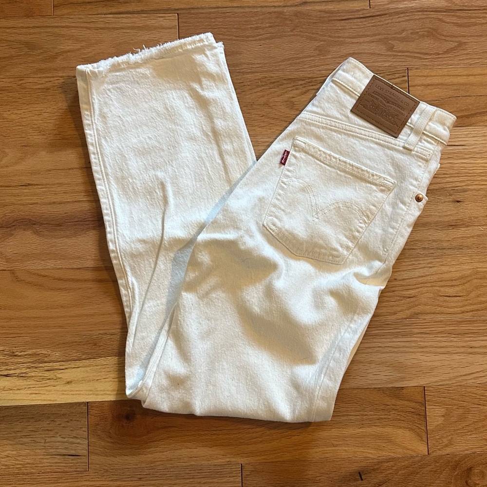 Levi’s ribcage ankle straight jeans